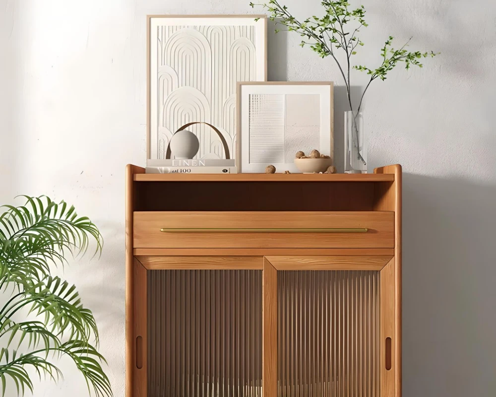 wood sideboard with drawers