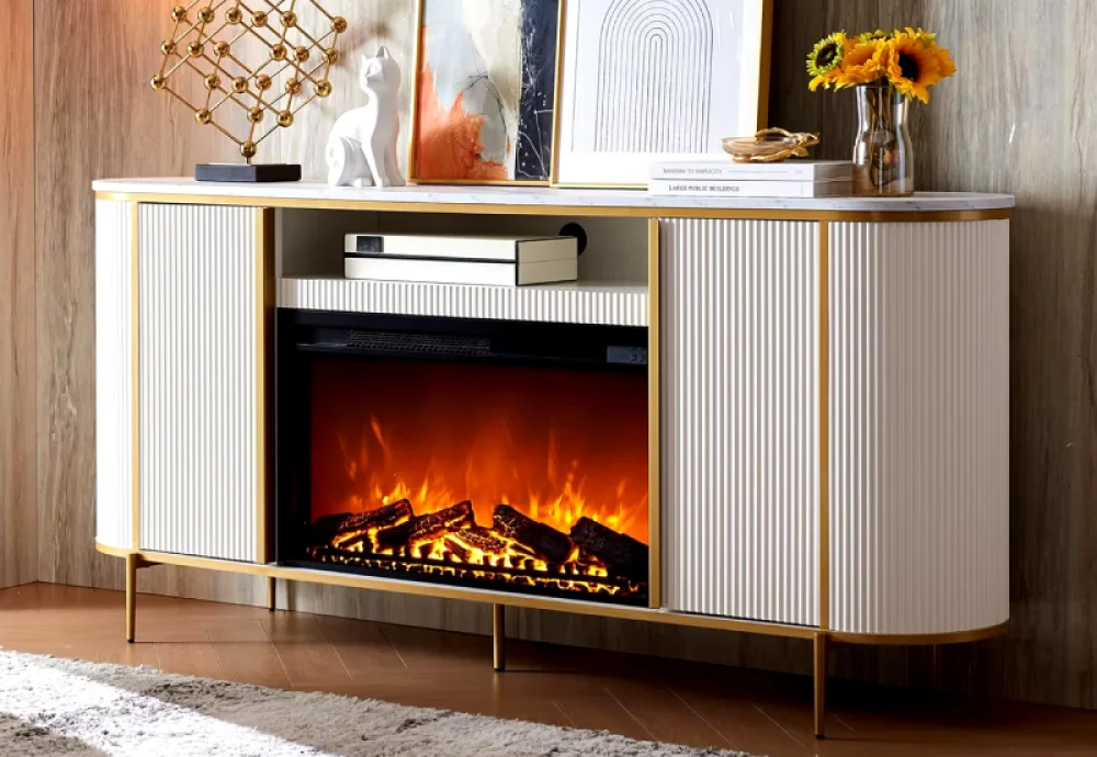 tv stands with electric fireplace