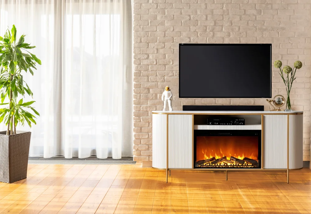 tv stands with electric fireplace